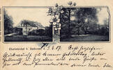 Historische Postkarte Gutshaus und Park Charlottenhof 1907 aus der Sammlung A. Kobsch, Stralsund