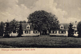 Historische Postkarte Rittergut Dammerstorf; aus der Sammlung A. Kobsch, Stralsund Historische Postkarte Rittergut Dammerstorf; aus der Sammlung A. Kobsch, Stralsund