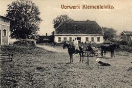 Historische Ansicht Vorwerk Klementelvitz aus der Sammlung A. Kobsch, Stralsund Historische Ansicht Vorwerk Klementelvitz aus der Sammlung A. Kobsch, Stralsund