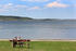 Blick vom Schloss auf den See Blick vom Schloss auf den See