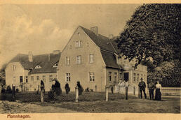 Historische Postkarte Gutshaus Mannhagen 1911; aus der Sammlung A. Kobsch, Stralsund Historische Postkarte Gutshaus Mannhagen 1911; aus der Sammlung A. Kobsch, Stralsund
