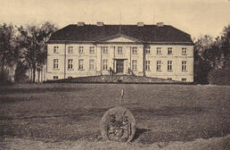 Historische Postkarte des Gutshauses Neverin 1938; Karte: Anke Kruse Historische Postkarte des Gutshauses Neverin 1938; Karte: Anke Kruse