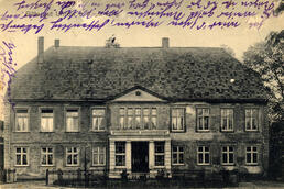 Gutshaus Unrow 1916, Historische Postkarte aus der Sammlung A. Kobsch, Stralsund Gutshaus Unrow 1916, Historische Postkarte aus der Sammlung A. Kobsch, Stralsund