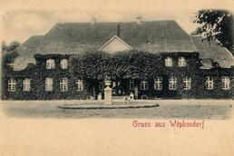 Historische Postkarte Gutshaus Wöpkendorf aus der Sammlung A. Kobsch, Stralsund Historische Postkarte Gutshaus Wöpkendorf aus der Sammlung A. Kobsch, Stralsund