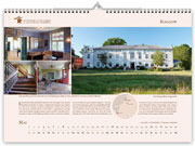 Roggow manor house in calendar 2021